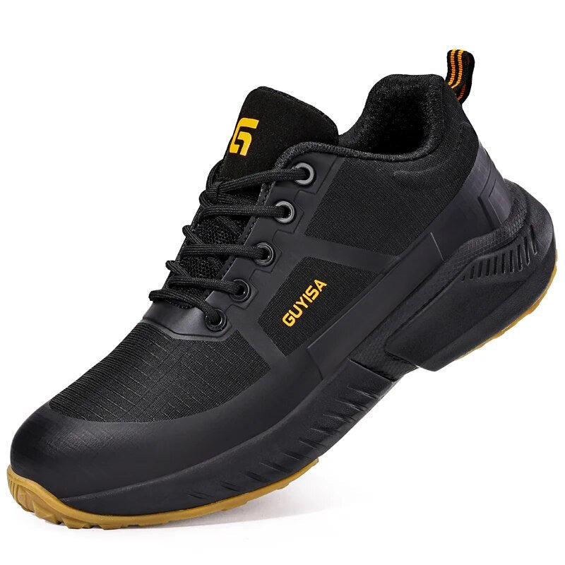 Chaussures d'électricien pour hommes, bout en acier, semelle intercalaire en Kevlar, anti-perforation avec isolation 10KV