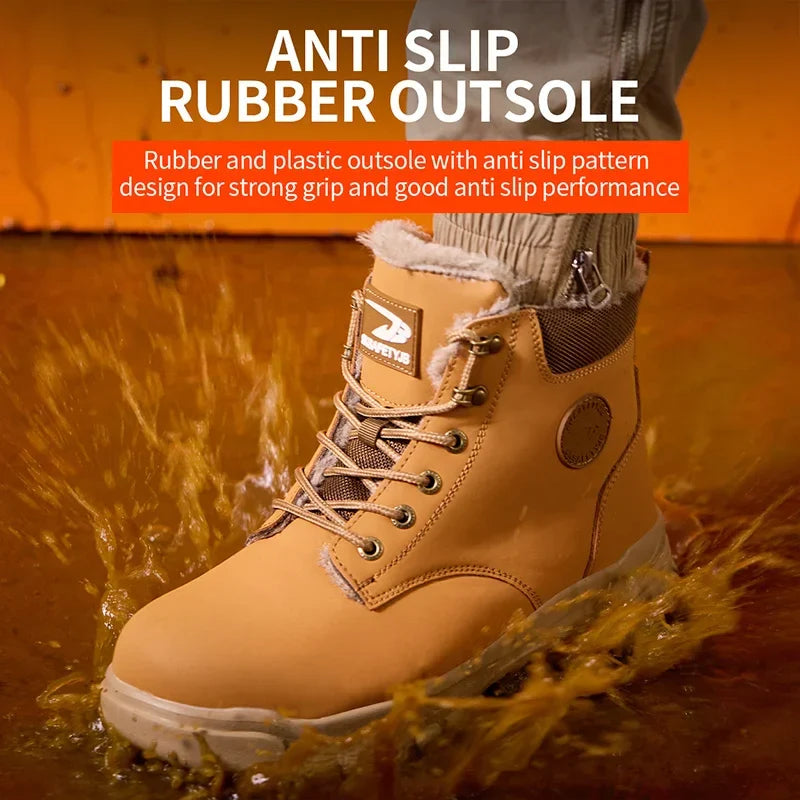 S3 Bottes de sécurité de travail d'hiver imperméables