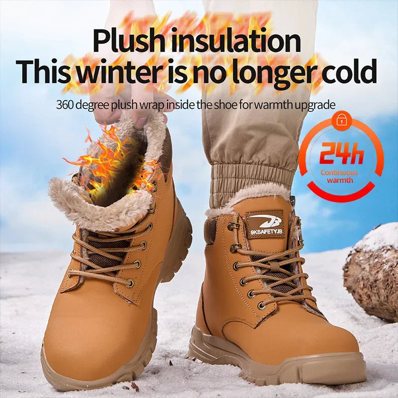 S3 Bottes de sécurité de travail d'hiver imperméables