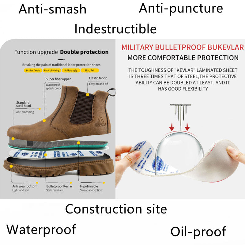 S1 Bottes de sécurité pour soudeur et construction