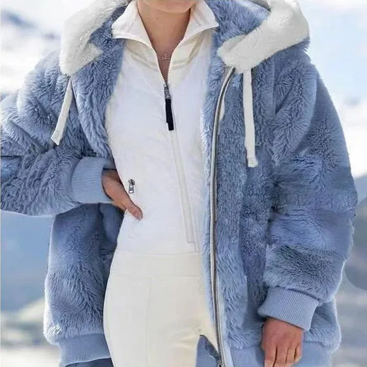 IRLSI™ Manteau matelassé contrastant pour femmes