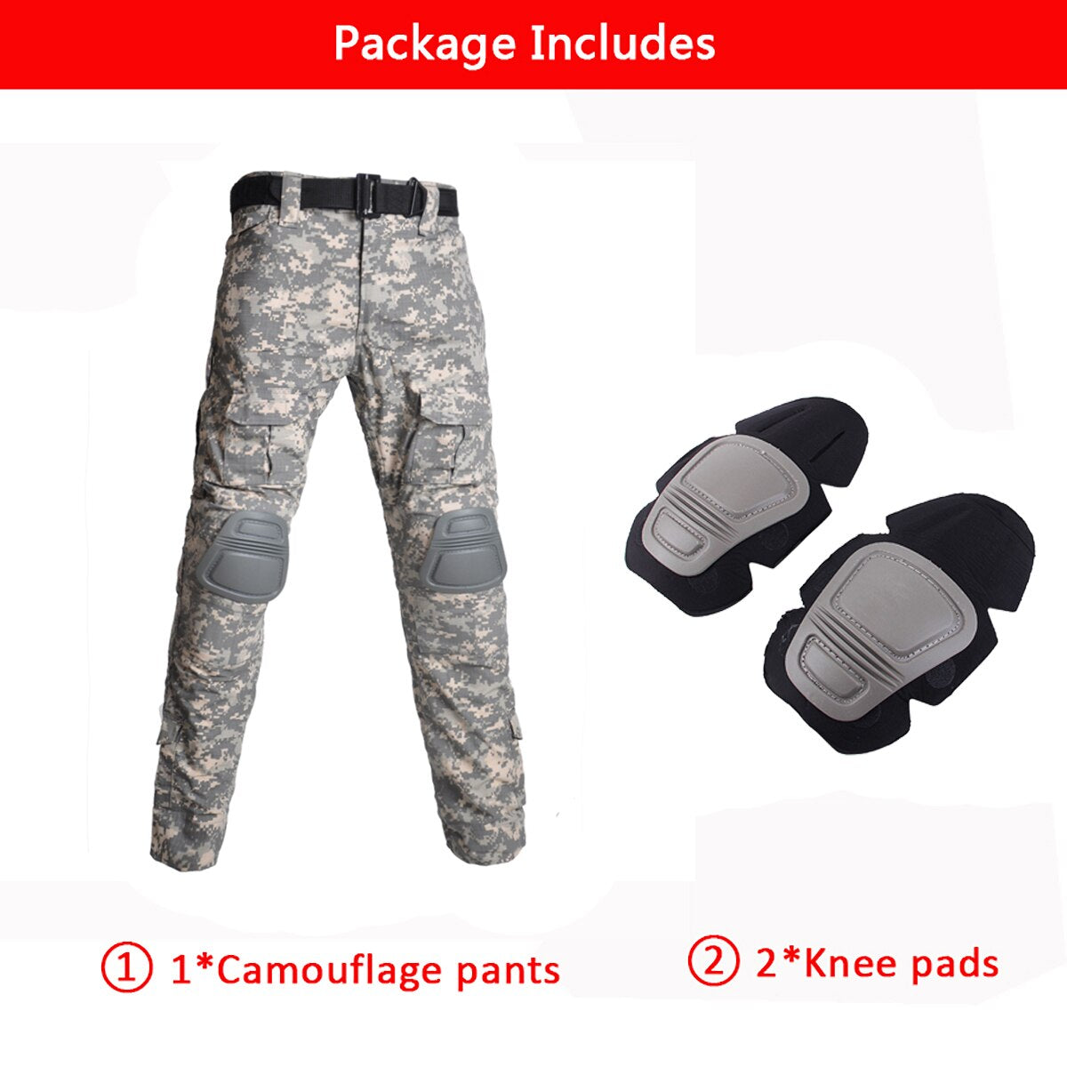 Pantalon de camouflage multicam militaire tactique