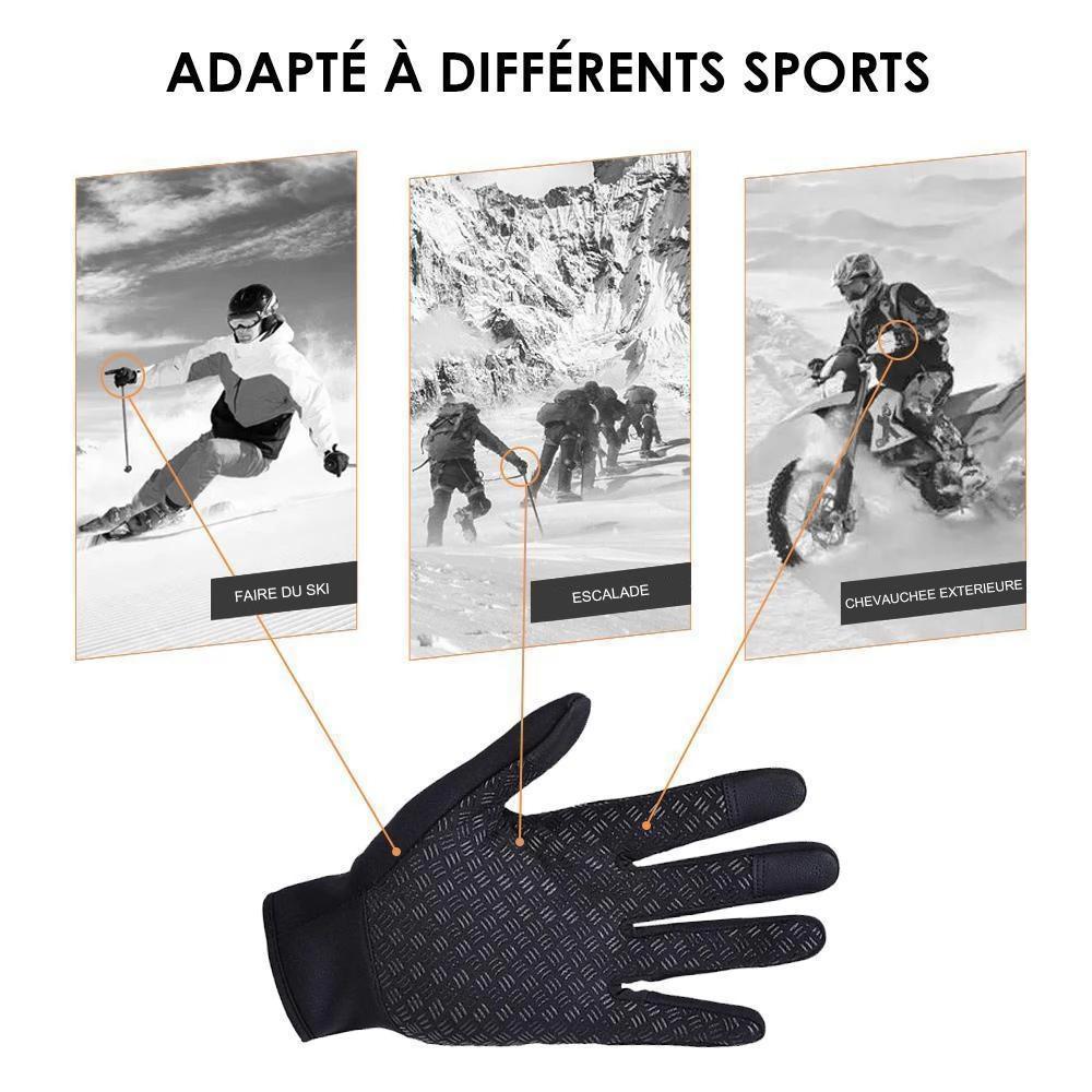 Gants thermiques chauds pour le cyclisme, course à pied, conduite